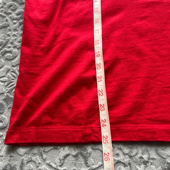 Old Navy Easy Tee Red Holiday Tee Large - Picture 7 of 7